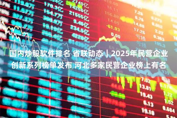 国内炒股软件排名 省联动态｜2025年民营企业创新系列榜单发布 河北多家民营企业榜上有名